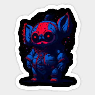 Daruma Stitch Sticker